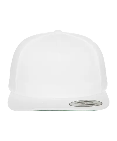 Merch 5 Panel Classic Snapback White Green