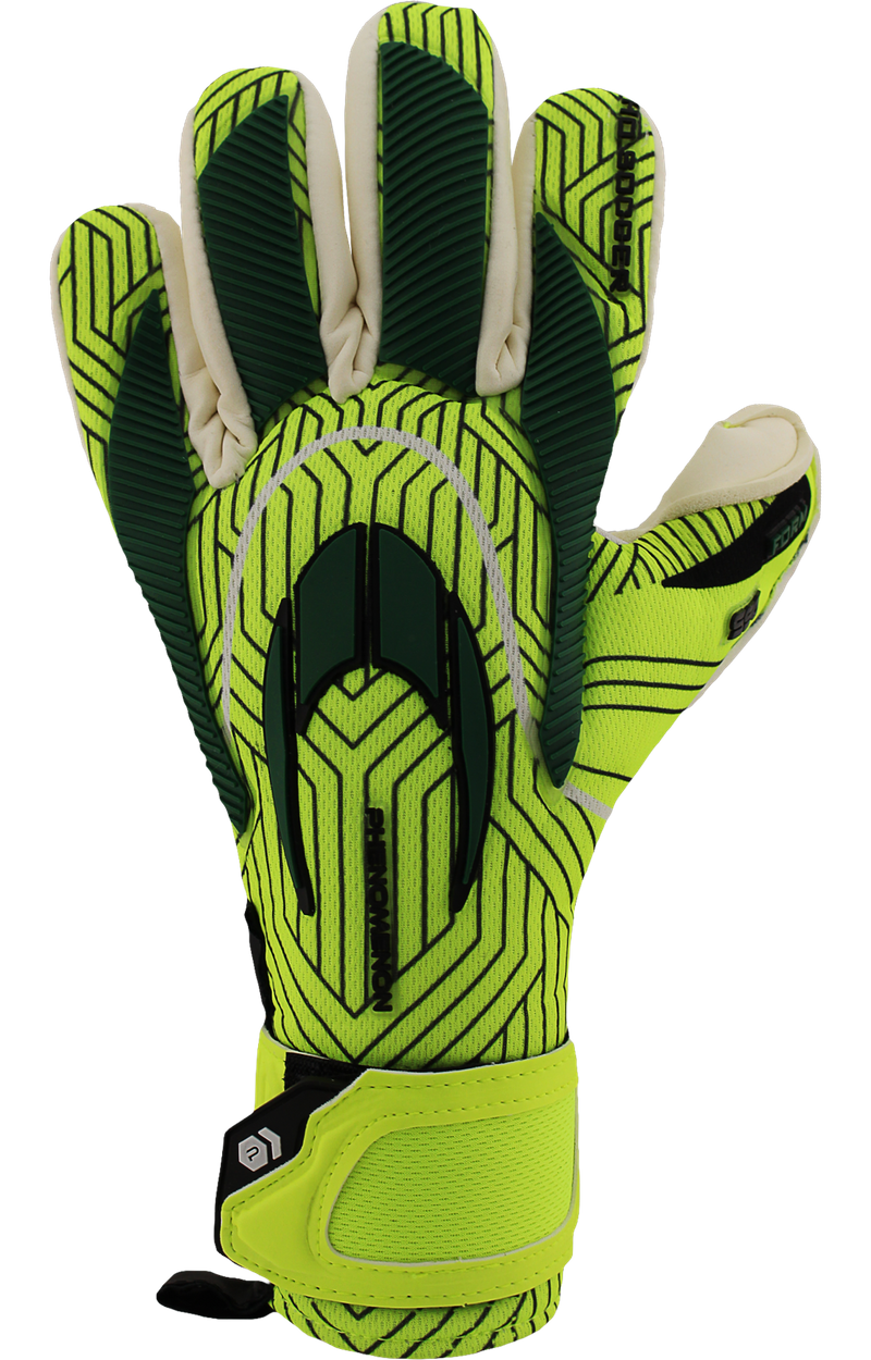 HO Soccer Squadra Turf Negative Germany Guanti da portiere, unisex, per bambini, nero/rosso/giallo