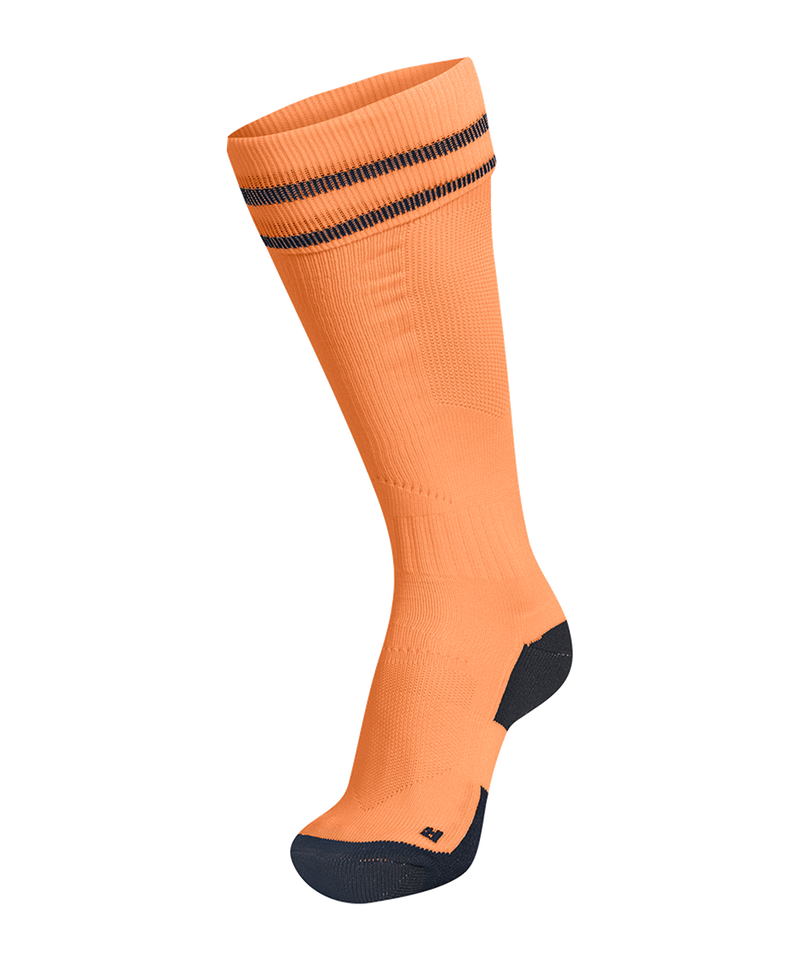 Hummel Hummel Football Unisex Orange Shin Guard Socks 