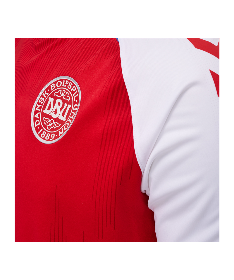 Bovenstaande rijst Bruidegom Hummel Dänemark Shirt Home EM 2020 Kids - Red