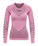 Hummel First Seamless Longsleeve Women - Red