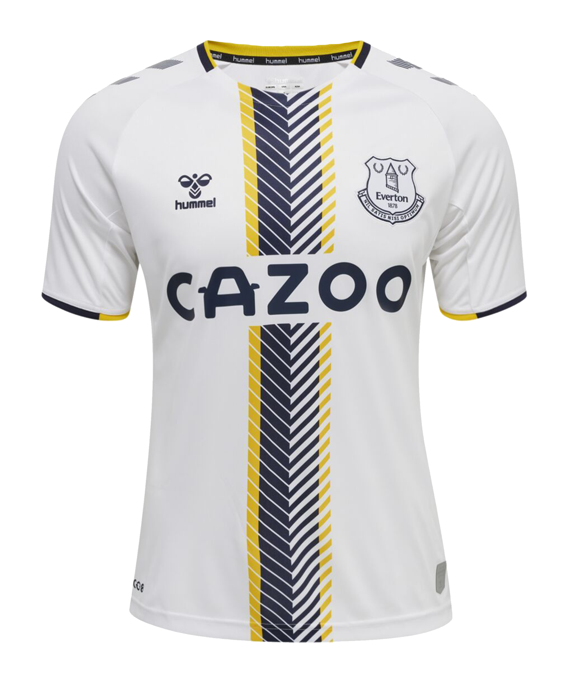 Calvert-Lewin New Hummel 3rd Top Size 7-8Y Hummel Everton Kid's Football Shirt 