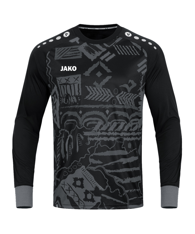 JAKO POWER GK JERSEY, NEON GREEN-BLACK KIDS.