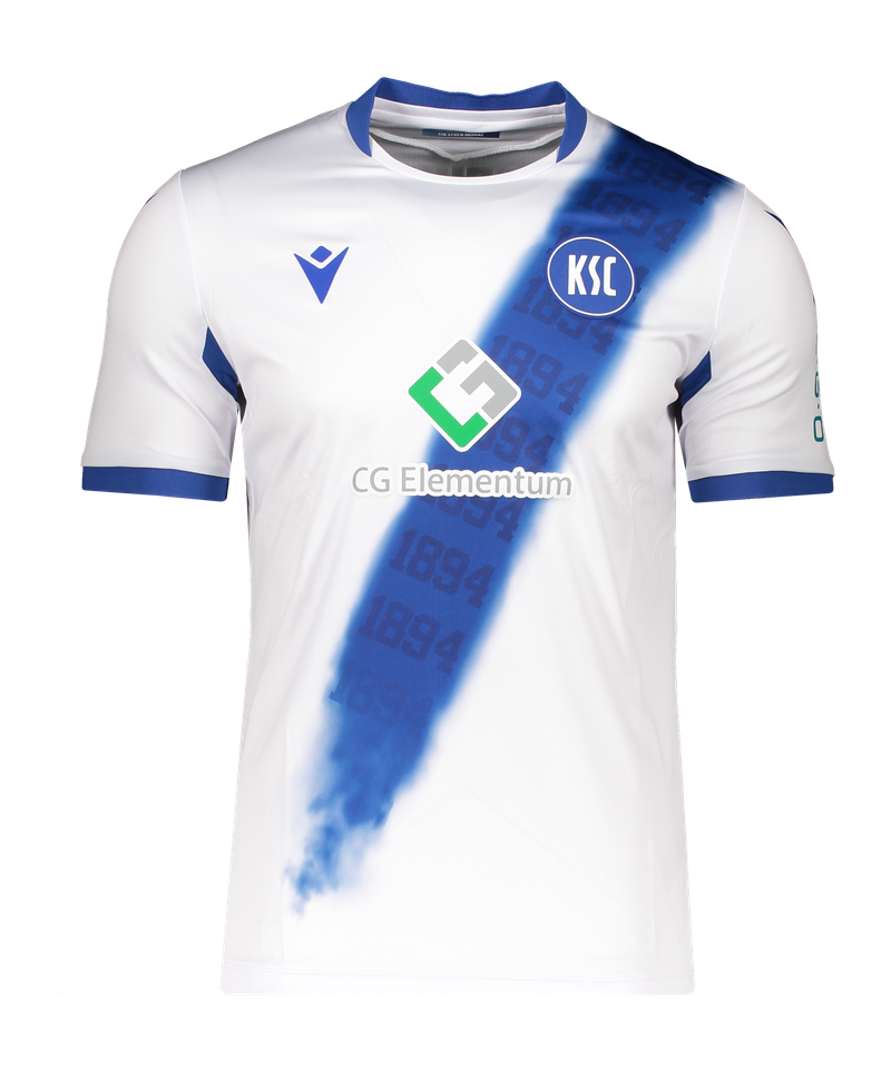 Macron Karlsruher SC Home Shirt blau KSC Heim Trikot Bundesliga Fan Jersey S-XXL 