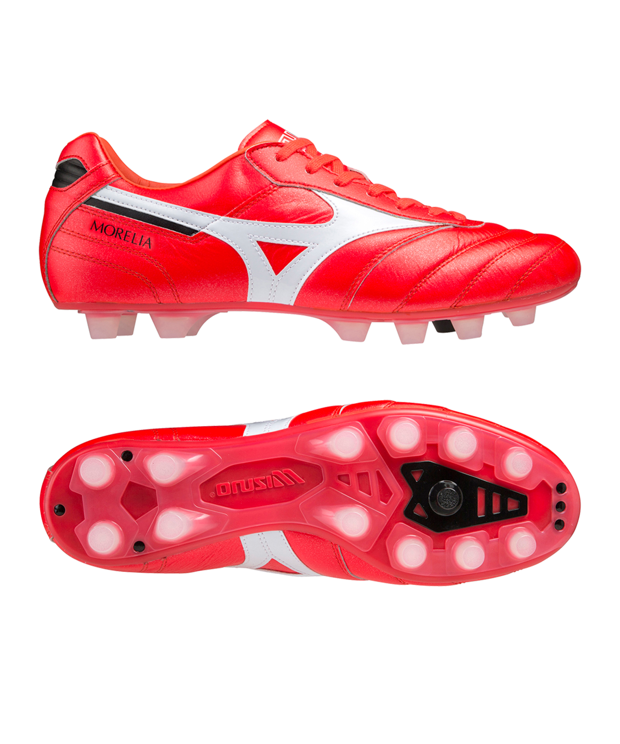 Mizuno Morelia II Ignition Red Japan ST FG