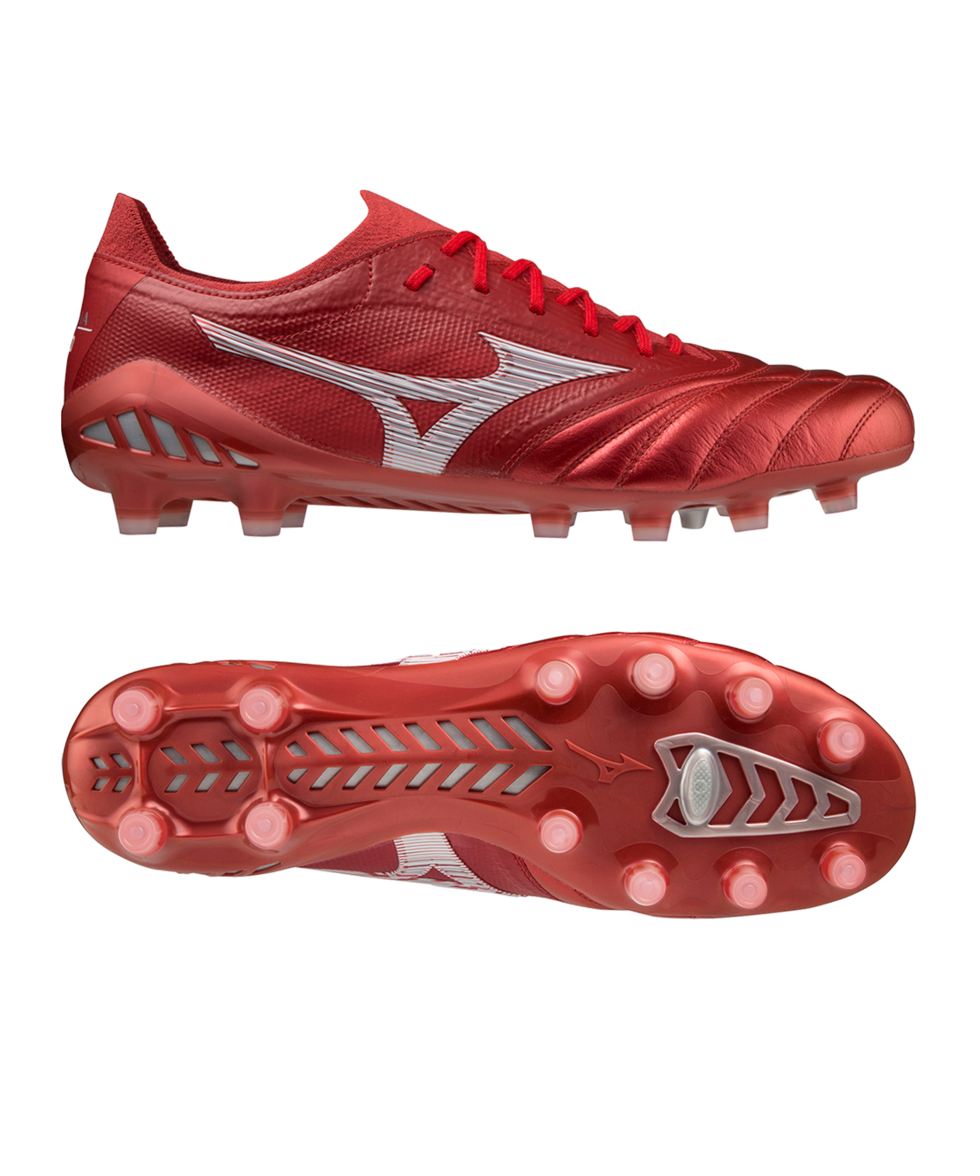 Mizuno Morelia Neo III Beta Passion Red Made in Japan FG