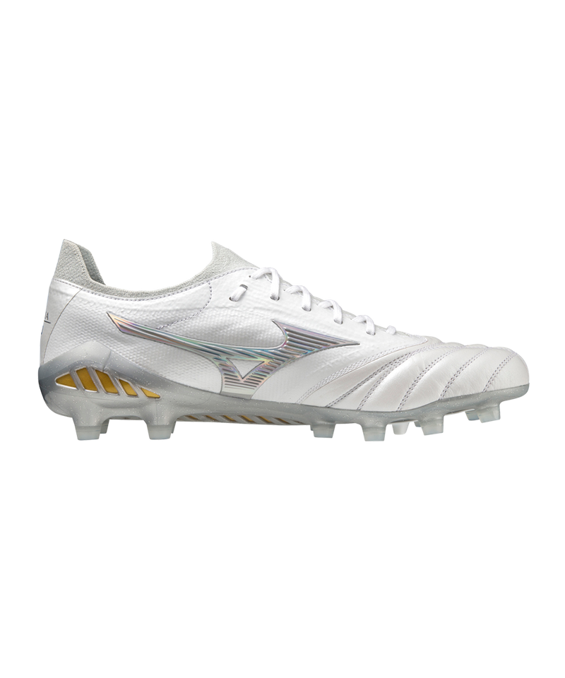 Mizuno Morelia Neo III Beta Made in Japan FG Shining - White