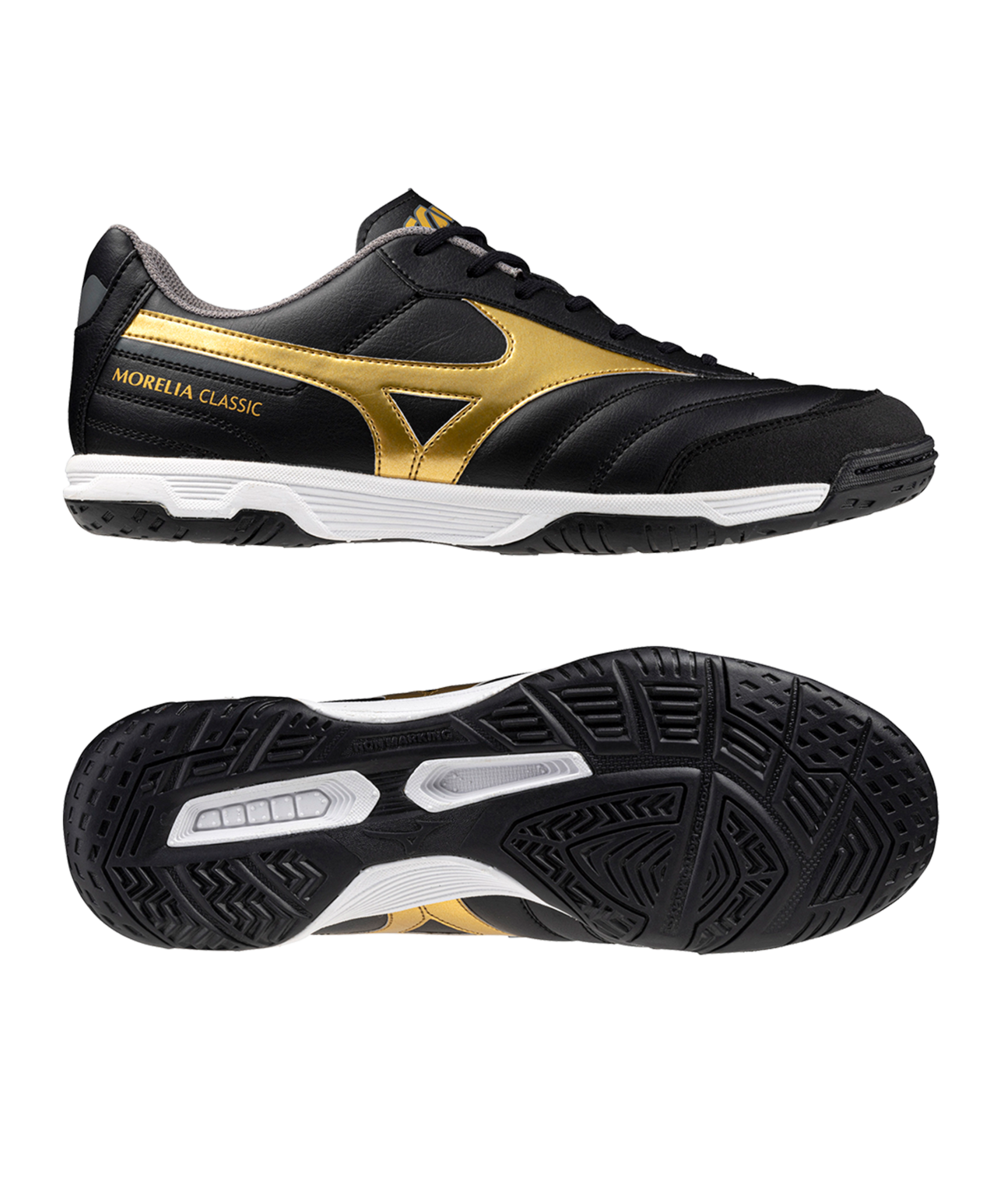 Mizuno Morelia Sala Classic IN Indoor Aurum Black