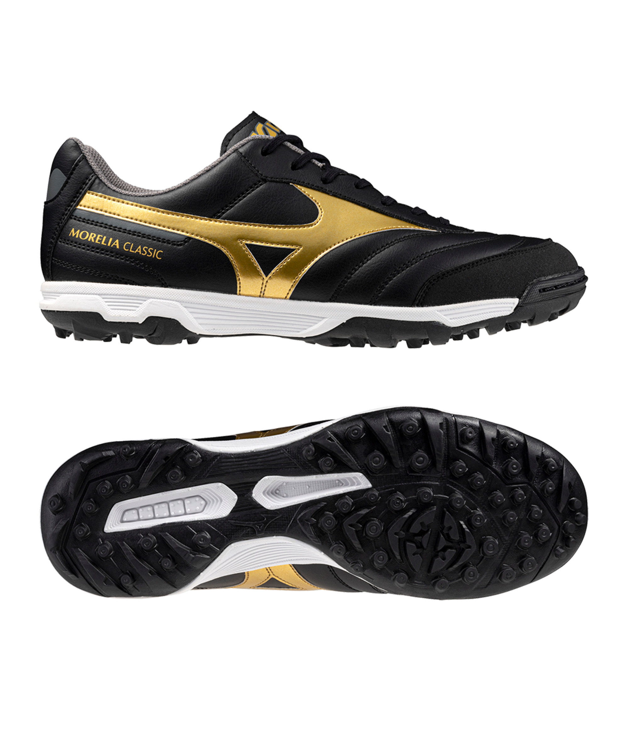 Mizuno Morelia Sala Classic TF Aurum - Black