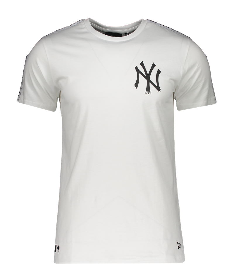 New Era NY Yankees MLB Taping T-Shirt FBLKWHI - Black