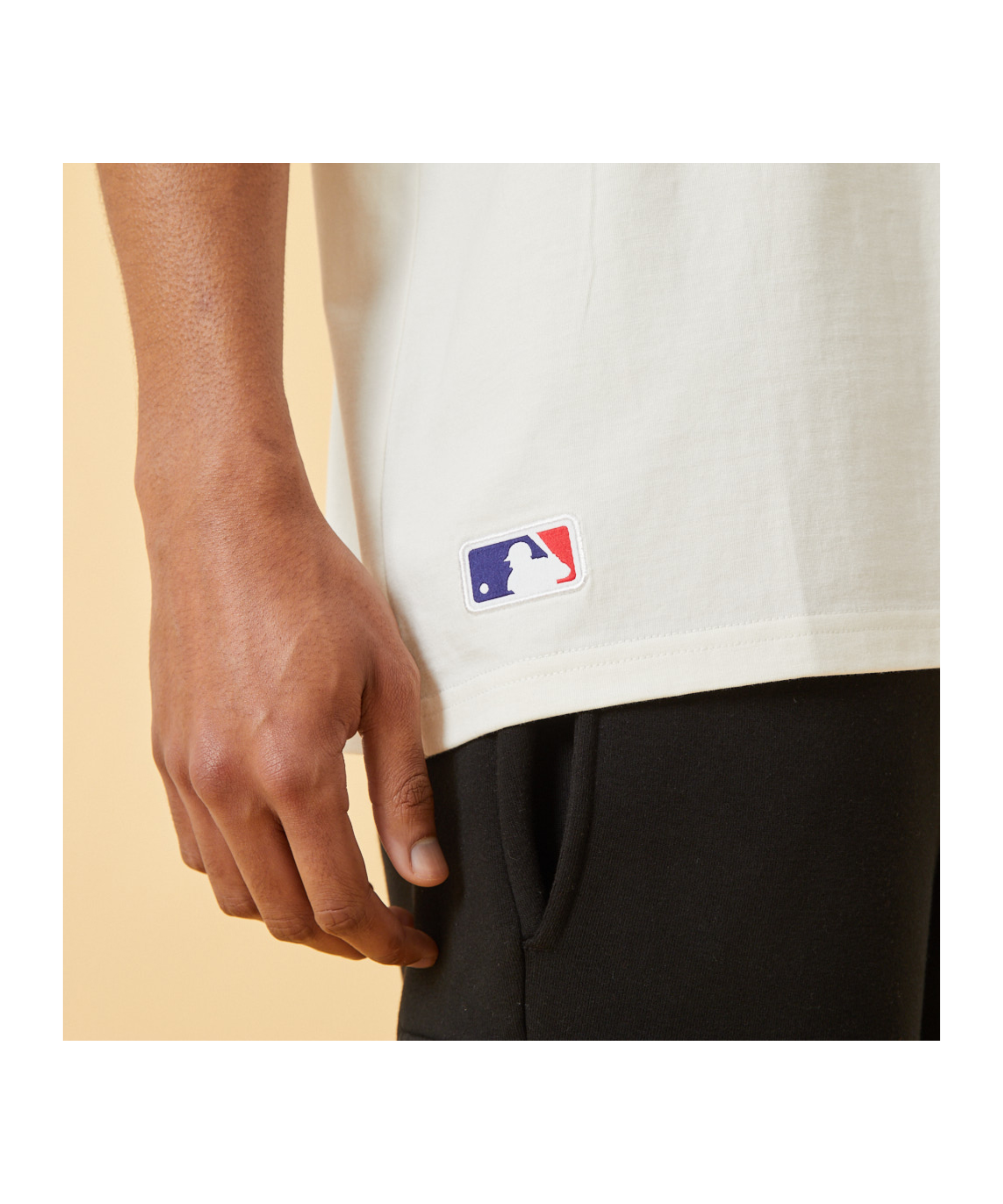 New Era NY Yankees Oversized Big Logo T-Shirt FSFP - Black