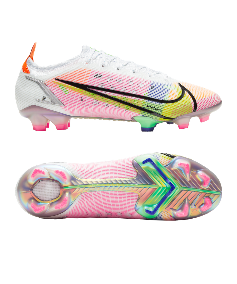 Nike Mercurial Vapor XIV Elite FG - White/Black/Bright Crimson