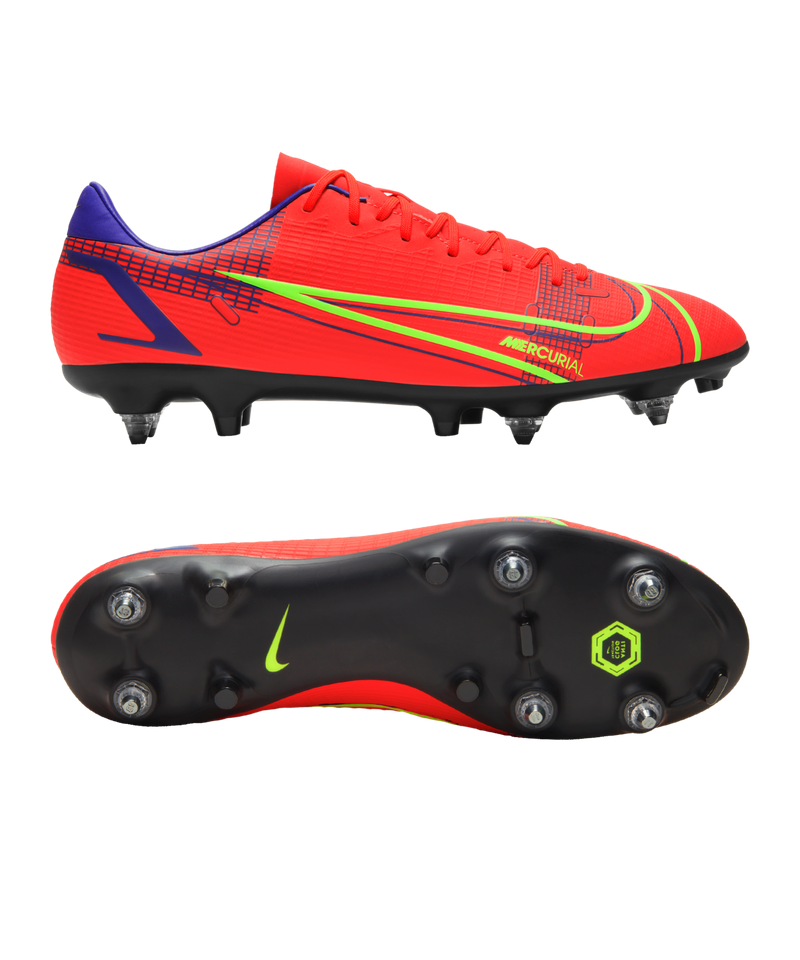 Nike Mercurial Vapor XIV Spectrum Academy SG-Pro Anti Clog - Red