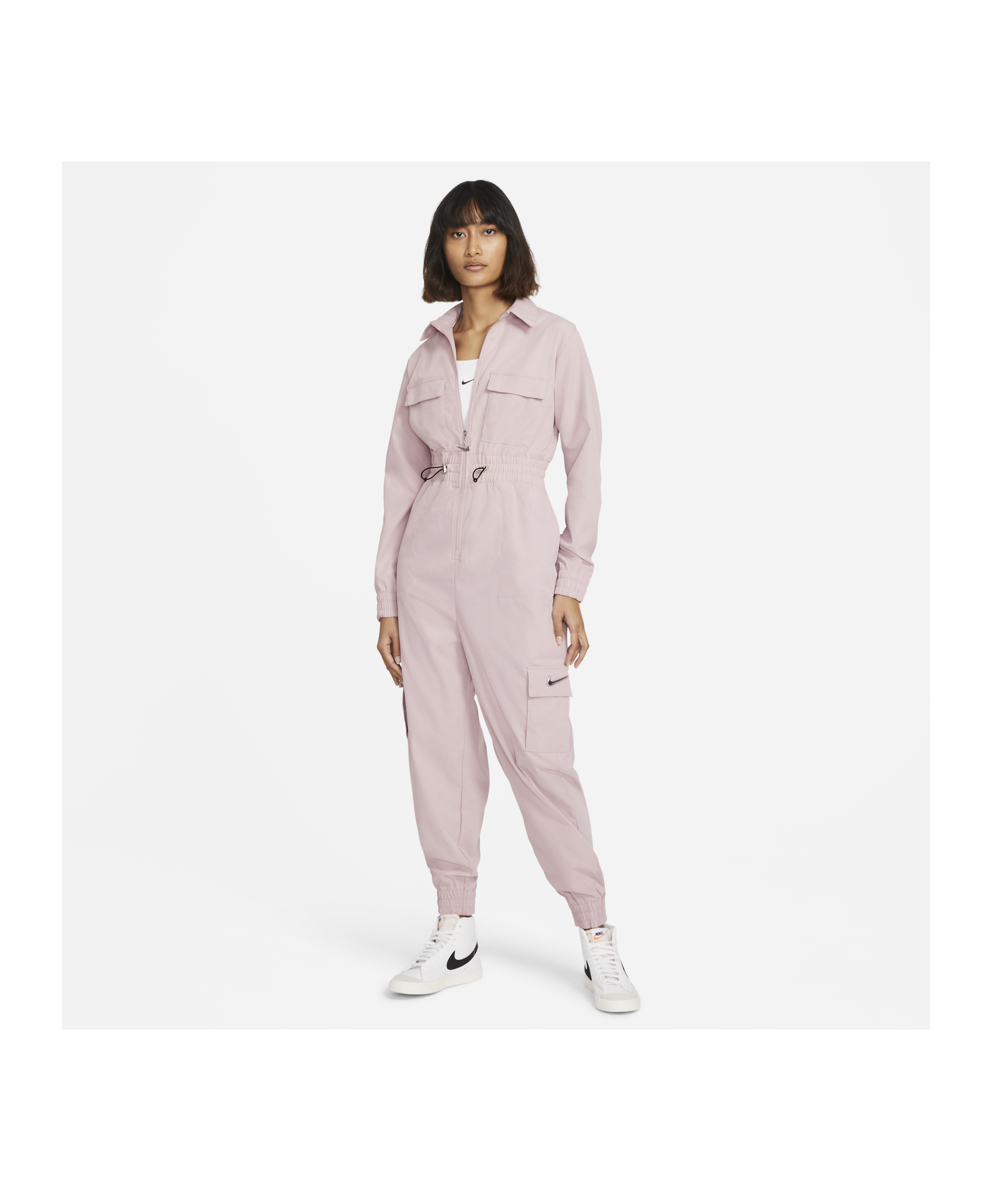 Nike Swoosh Jumpsuit Women - White