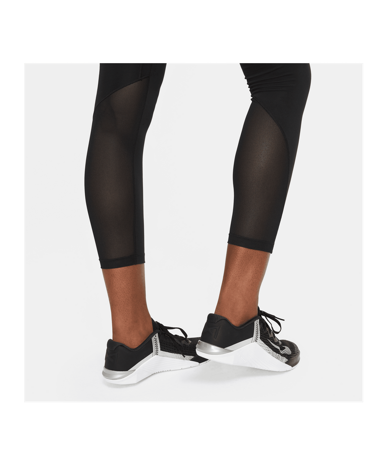 Women's Training Mesh 7/8 Leggings in Black