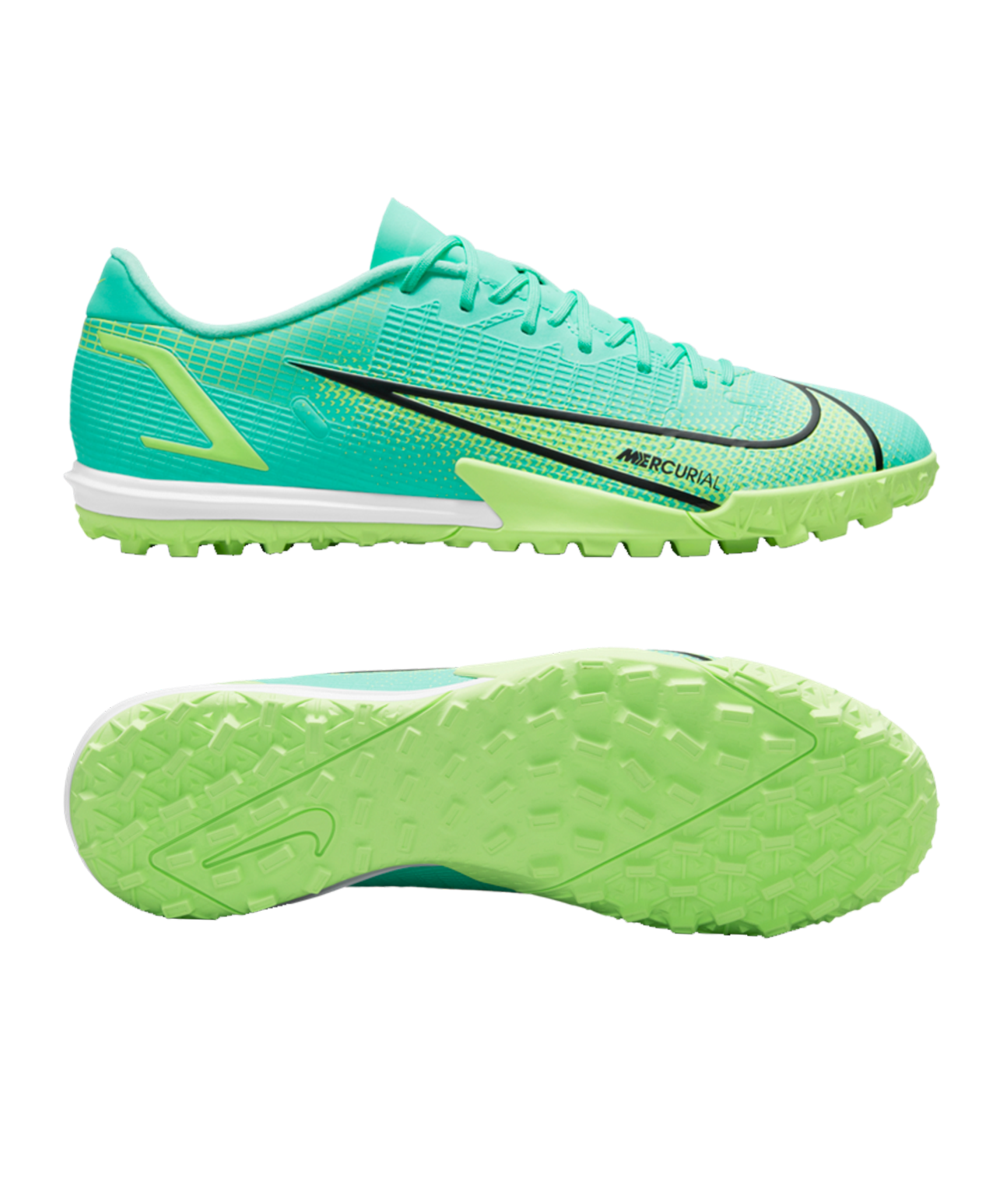 Nike Football Vapor X 12 Academy Astro Turf Trainers In Green