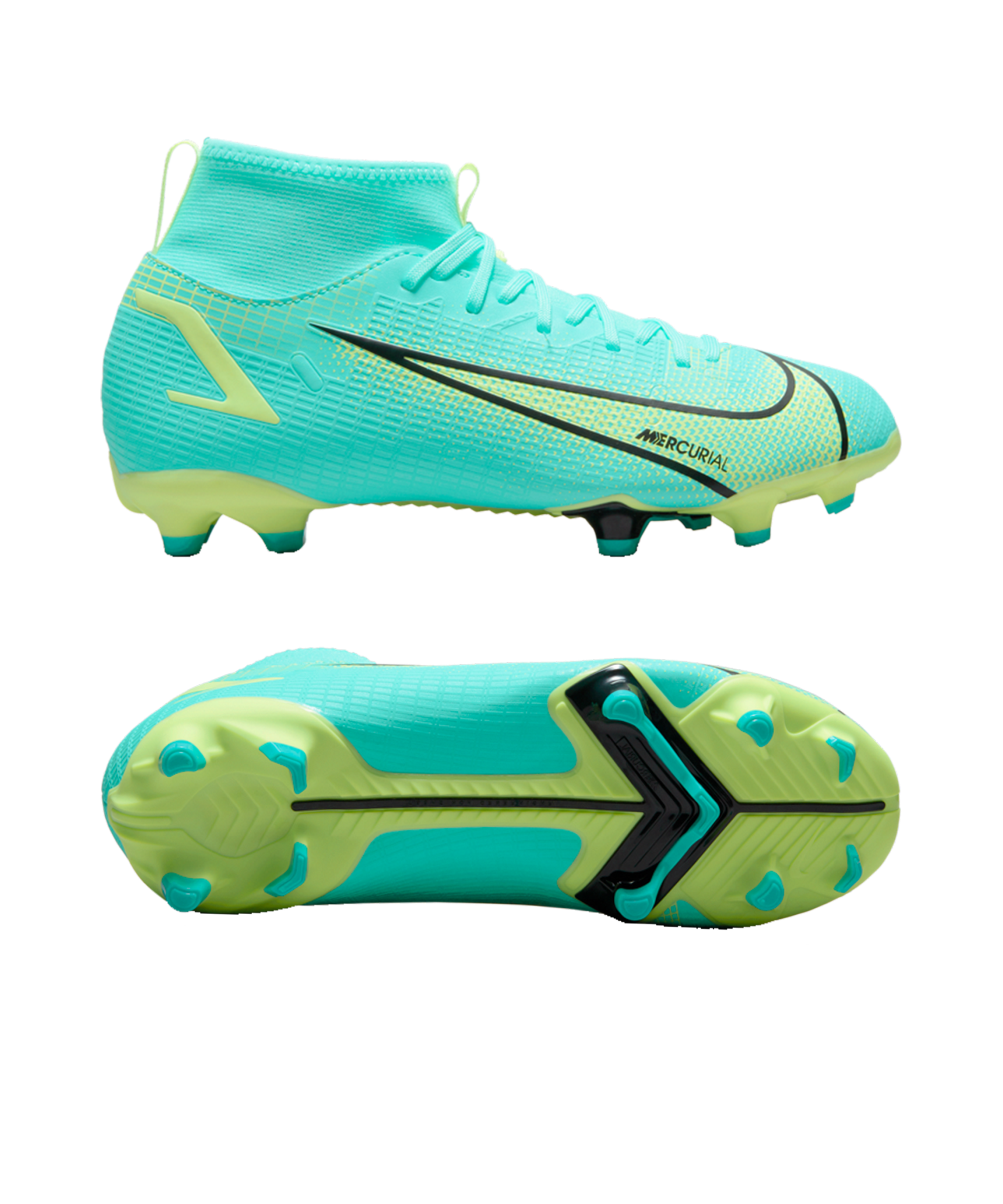 Nike Jr Mercurial Superfly VIII Impulse Academy FG/MG Kids - Green