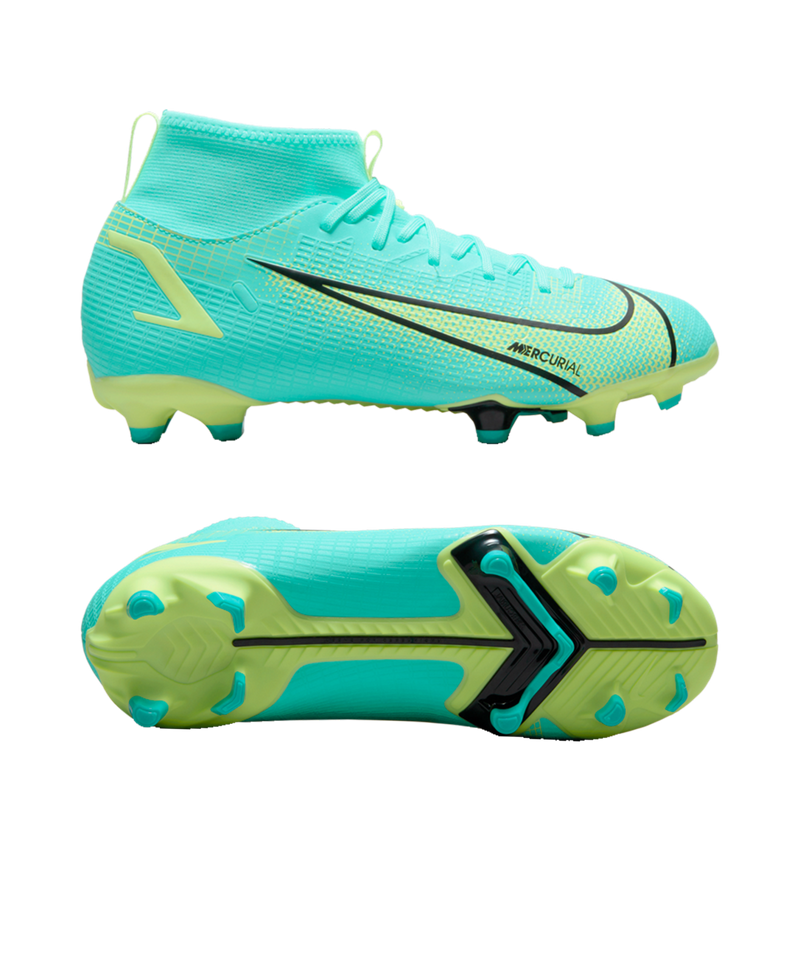 nike junior mercurial superfly 8 academy fg/mg soccer cleats