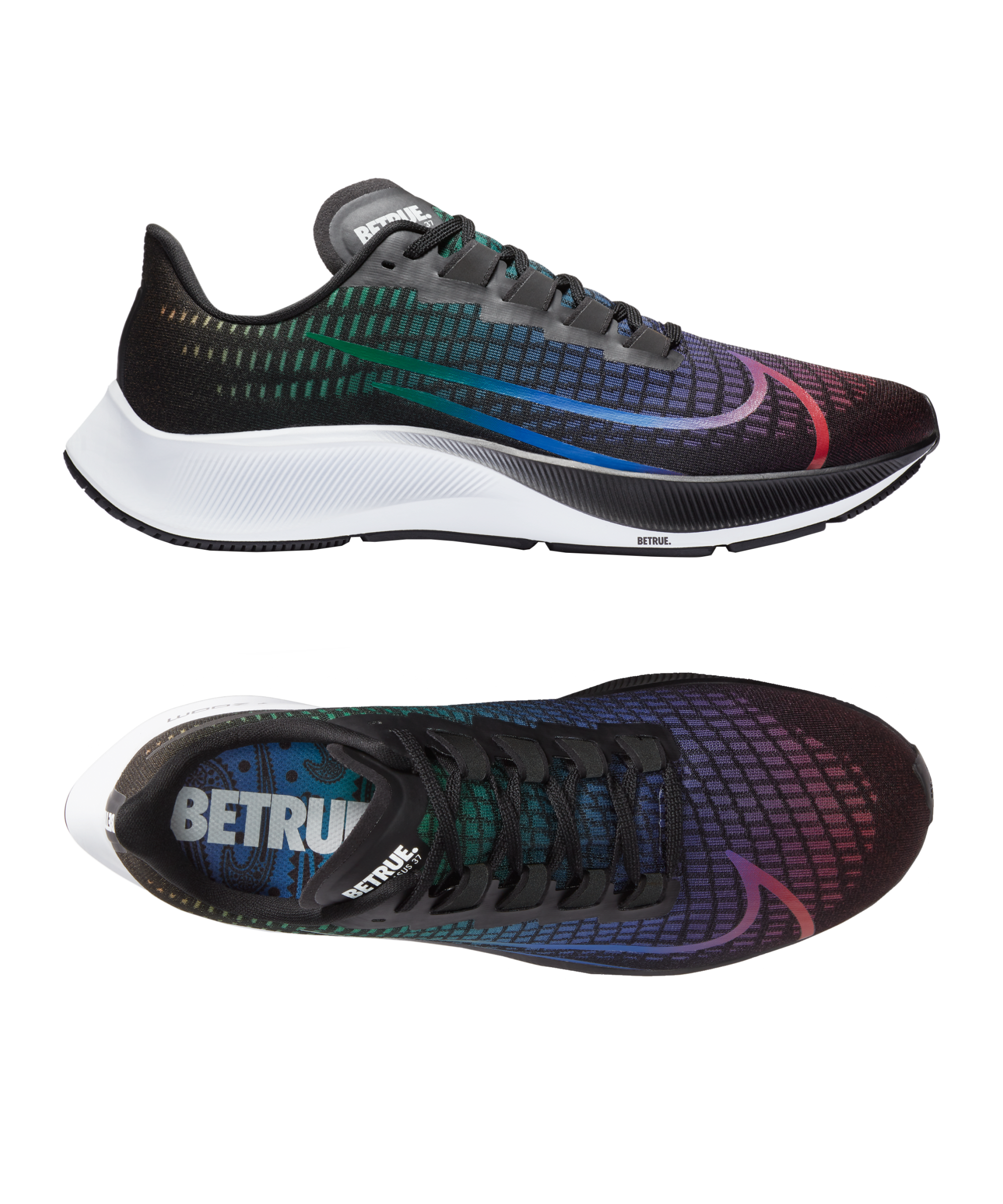 Nike Air Zoom Pegasus 37 Betrue Running Noir