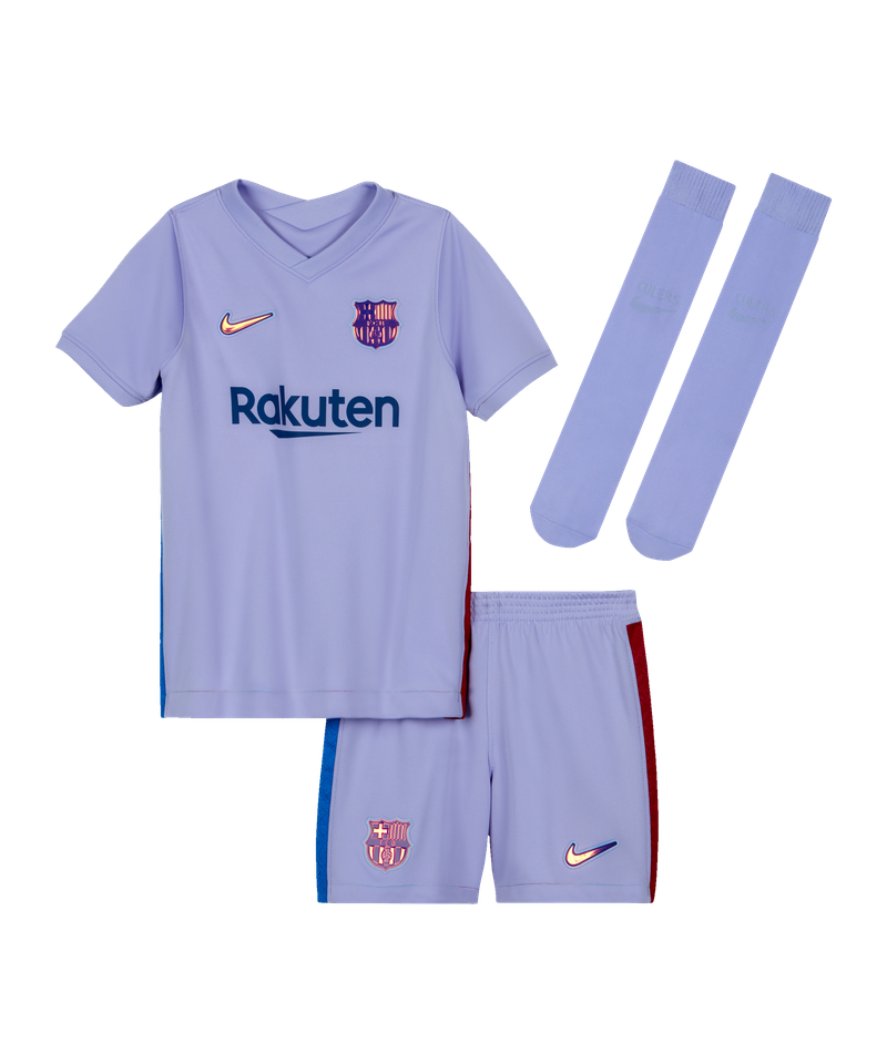 Eigenlijk Bijlage beschaving Nike FC Barcelona Minikit Away 2021/2022 - purple