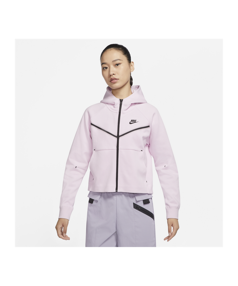 licht roze nike tech