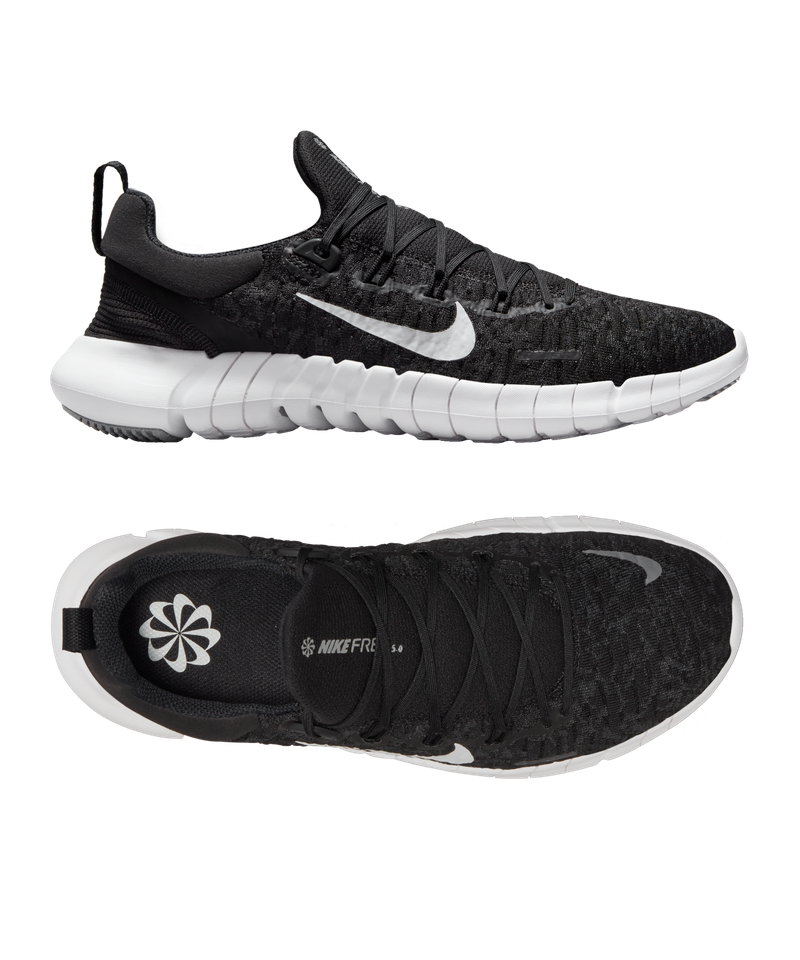 nike 5.0 free womens black