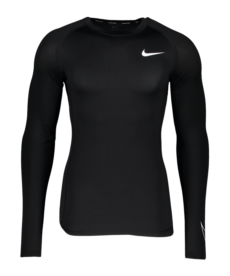 Nike Pro Undershirt l s Schwarz