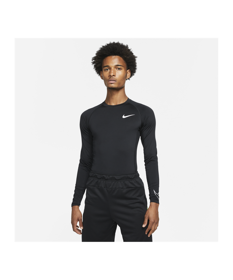 Nike Pro Undershirt l/s - Black