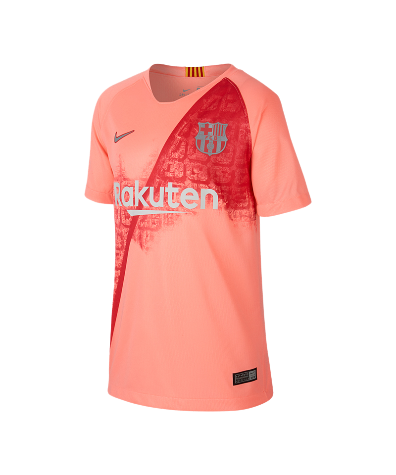 serveerster binnenkomst elf Nike FC Barcelona Shirt UCL Kids 2018/2019 - Roze
