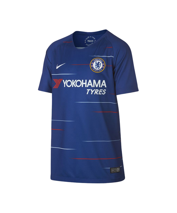 Nike Fc Chelsea London Shirt Home Kids 18 19 White