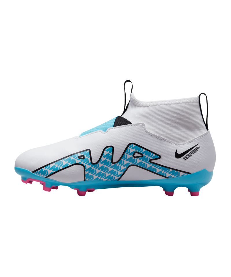 Nike Jr Air Zoom Mercurial Superfly IX Academy FG/MG Blast Kids White