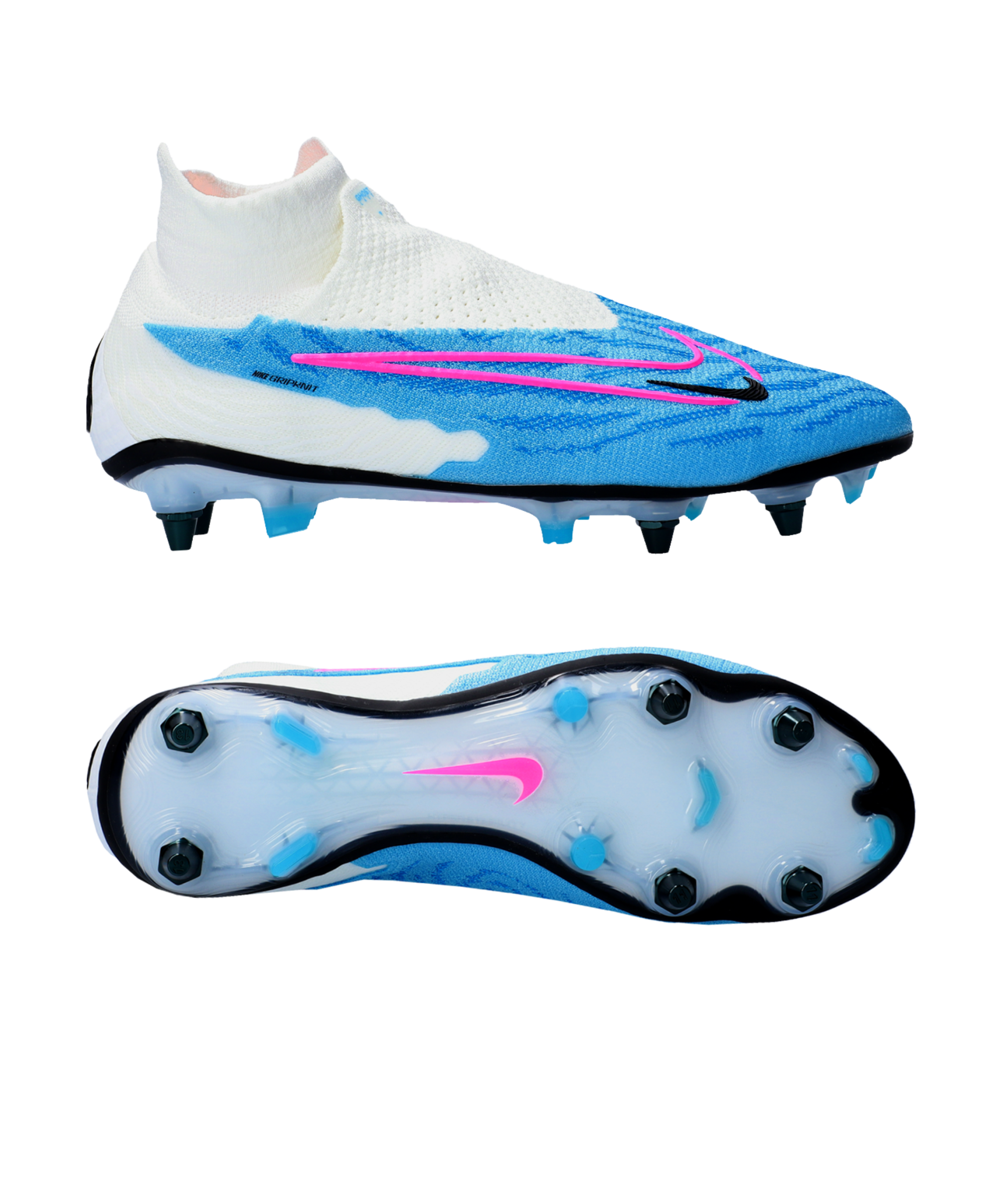 Nike Phantom GX Elite FG - White/Blue