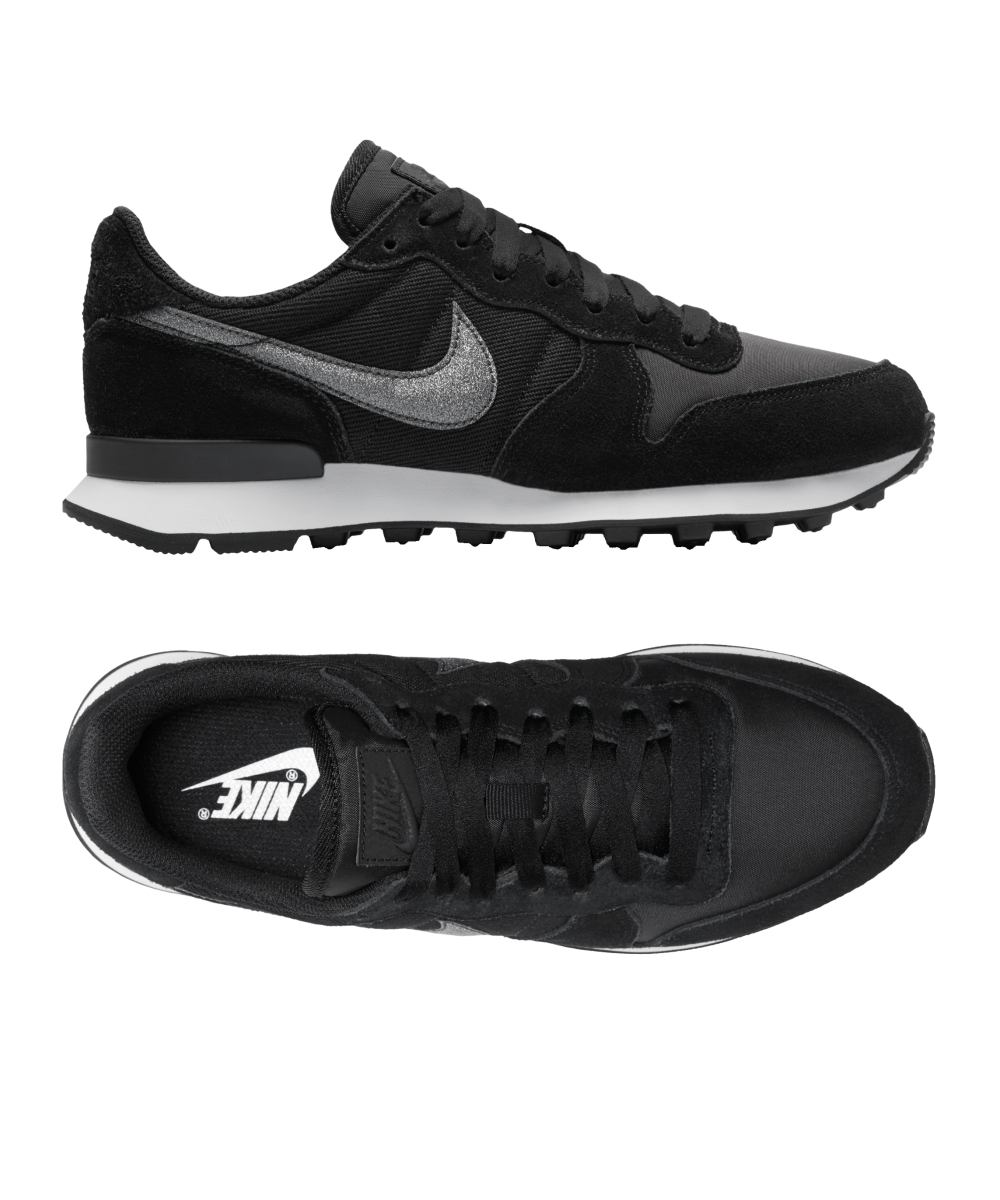 nike internationalist womens black