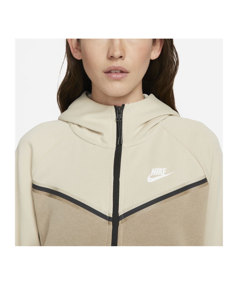 Nike Sportswear Women's Tech Fleece Windrunner Full Zip Hoodie Pale Iv