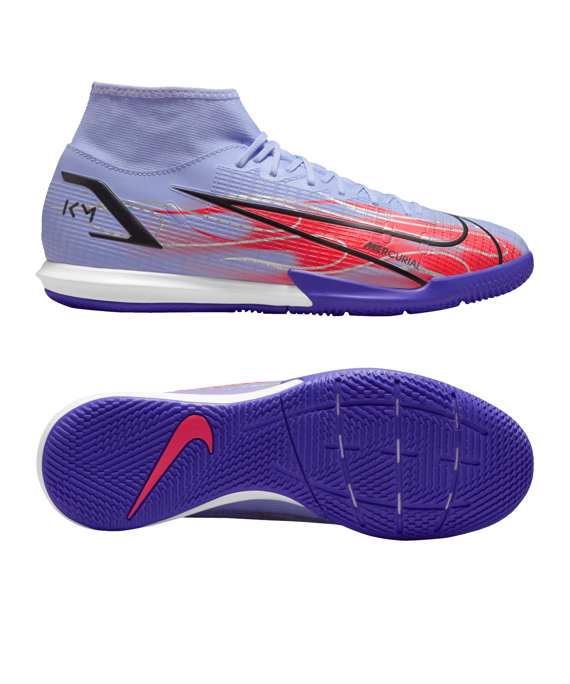 nike ultra mercurial indoor soccer shoe purple