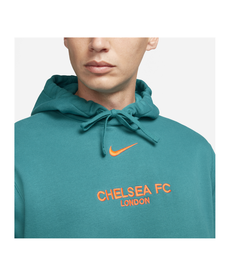 chelsea teal hoodie
