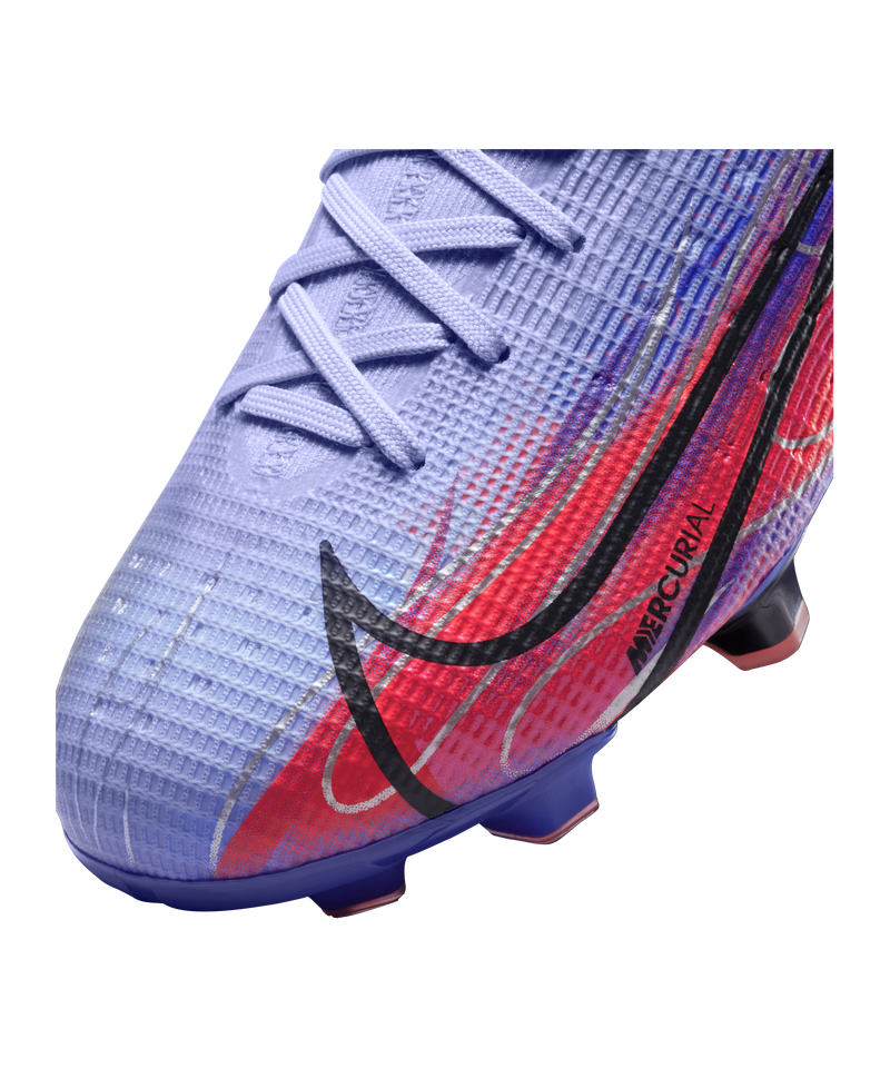 Nike Jr Mercurial Superfly Viii Mbappe X Flames Pro Ag Kids Silver