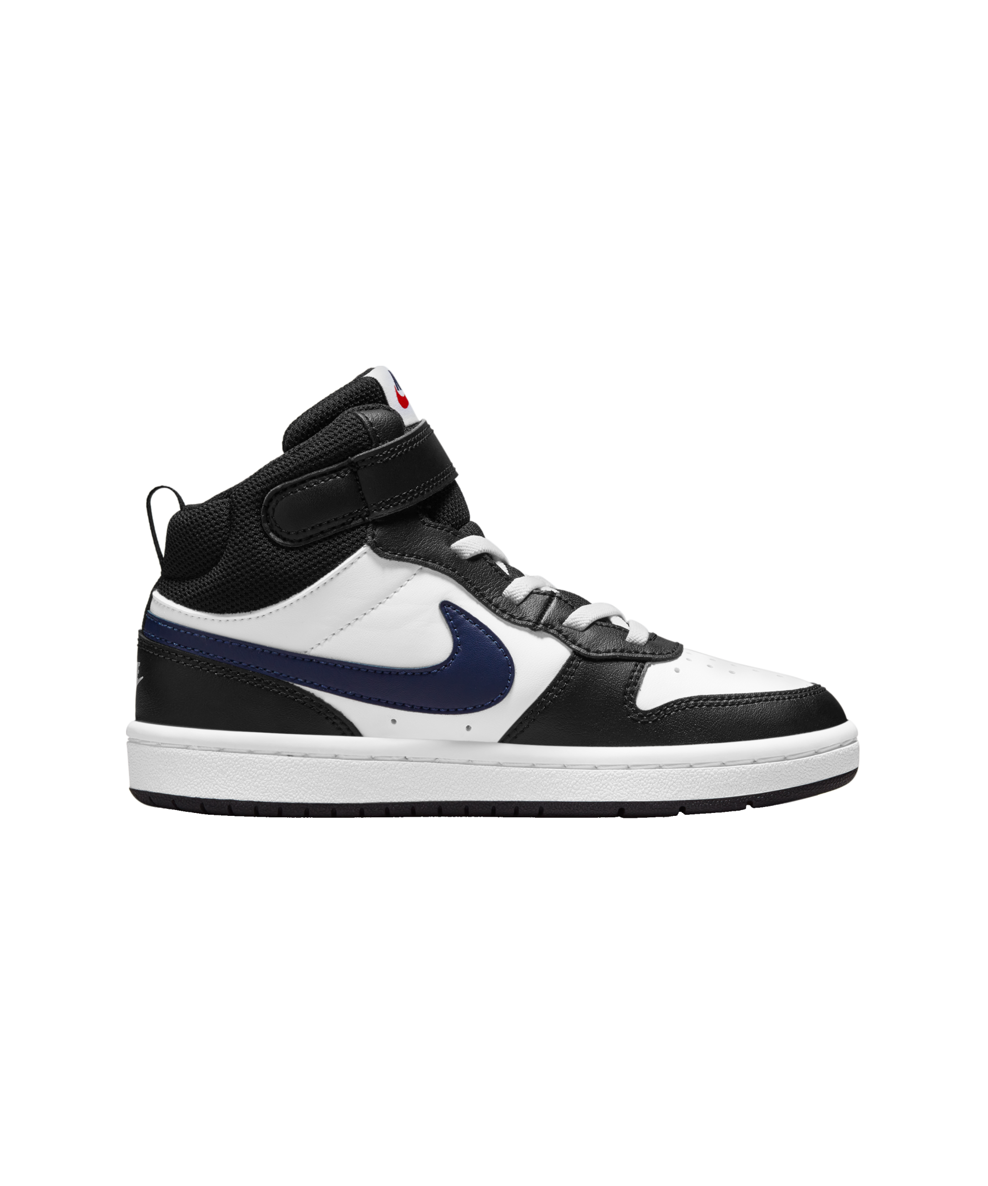 court borough mid sneaker td white