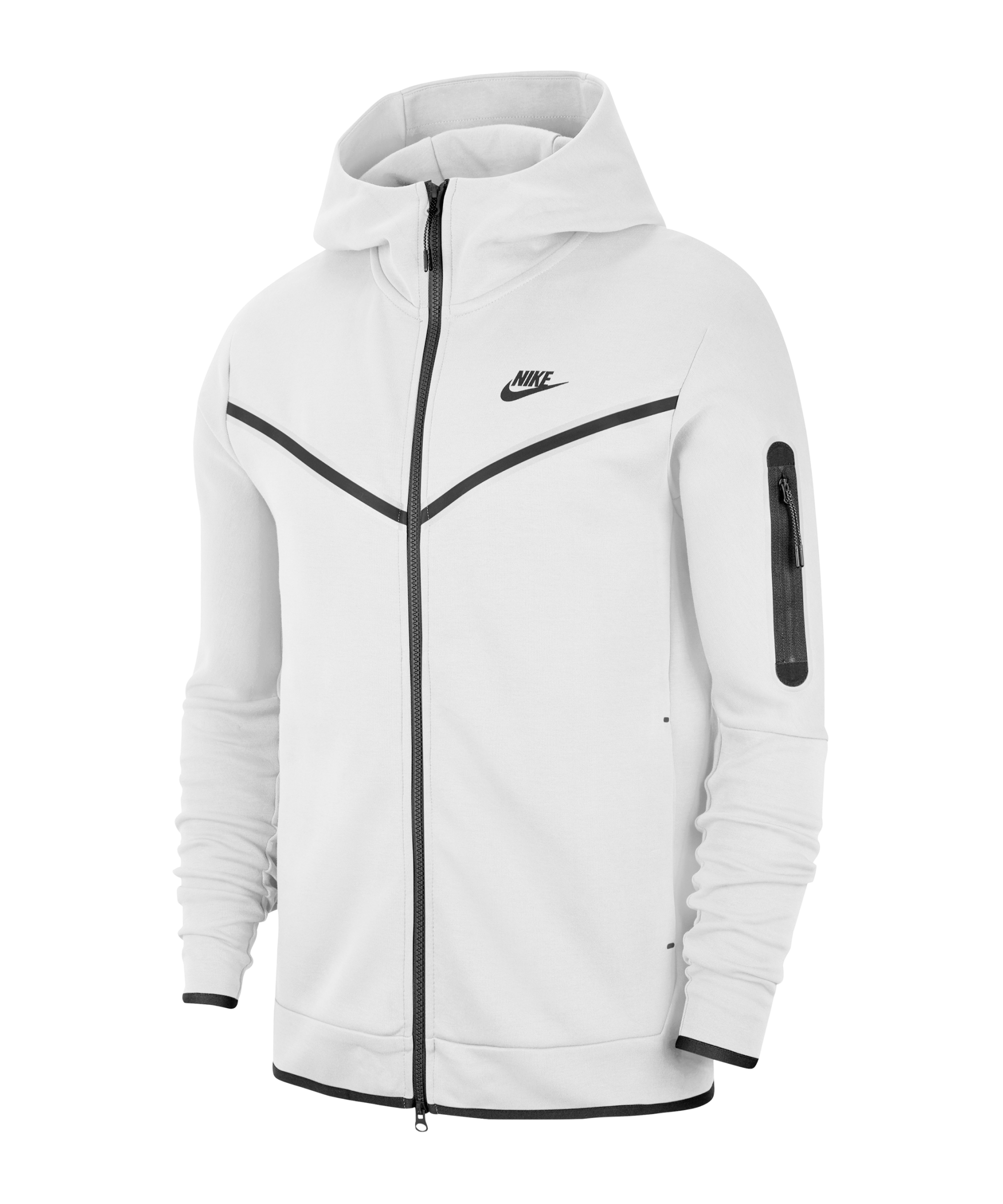 Nike Tech Fleece Men's Full-Zip Hoodie 'Volt Grey White' CU4489 133 ...