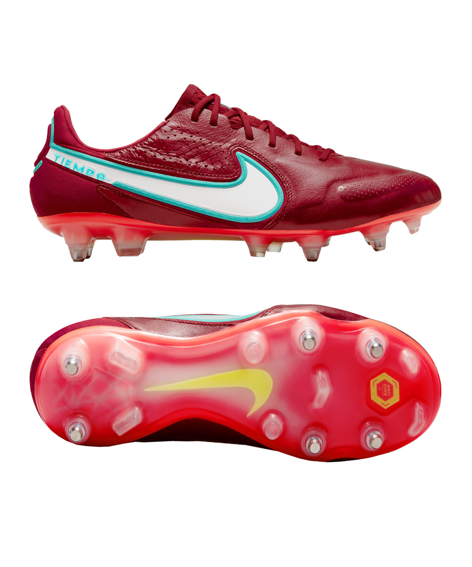 Nike tiempo rosse hotsell