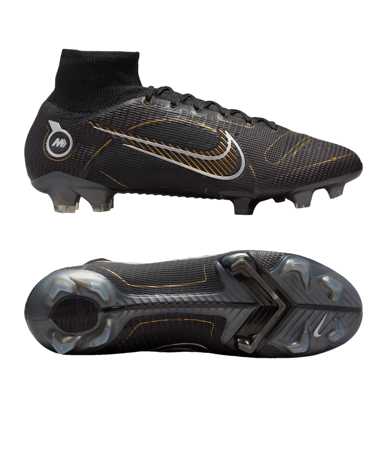 Black nike store mercurial superfly fg