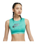 Nike Air High-Neck medSup Sport Bra Women - Green