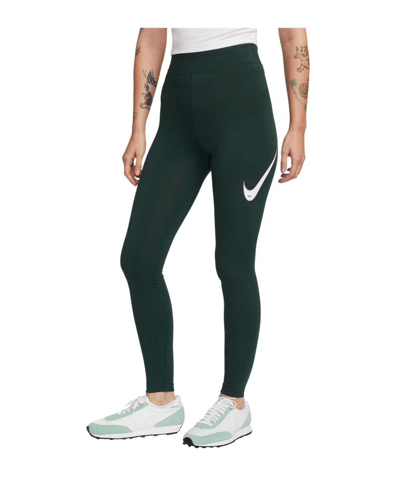 Nike high waisted hot sale swoosh leggings dames