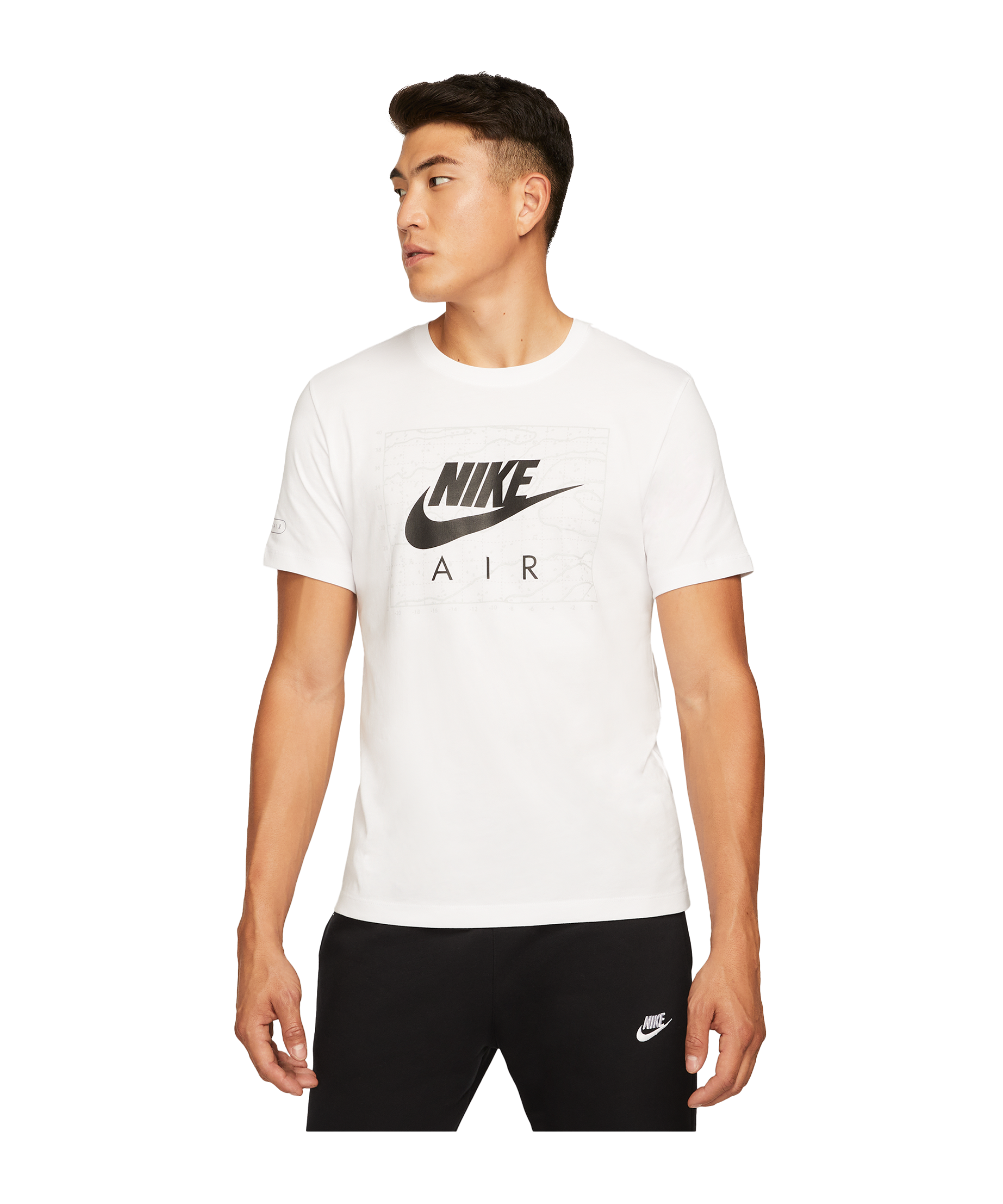 Sluiting Stout Hilarisch Nike Air Style T-Shirt - Wit