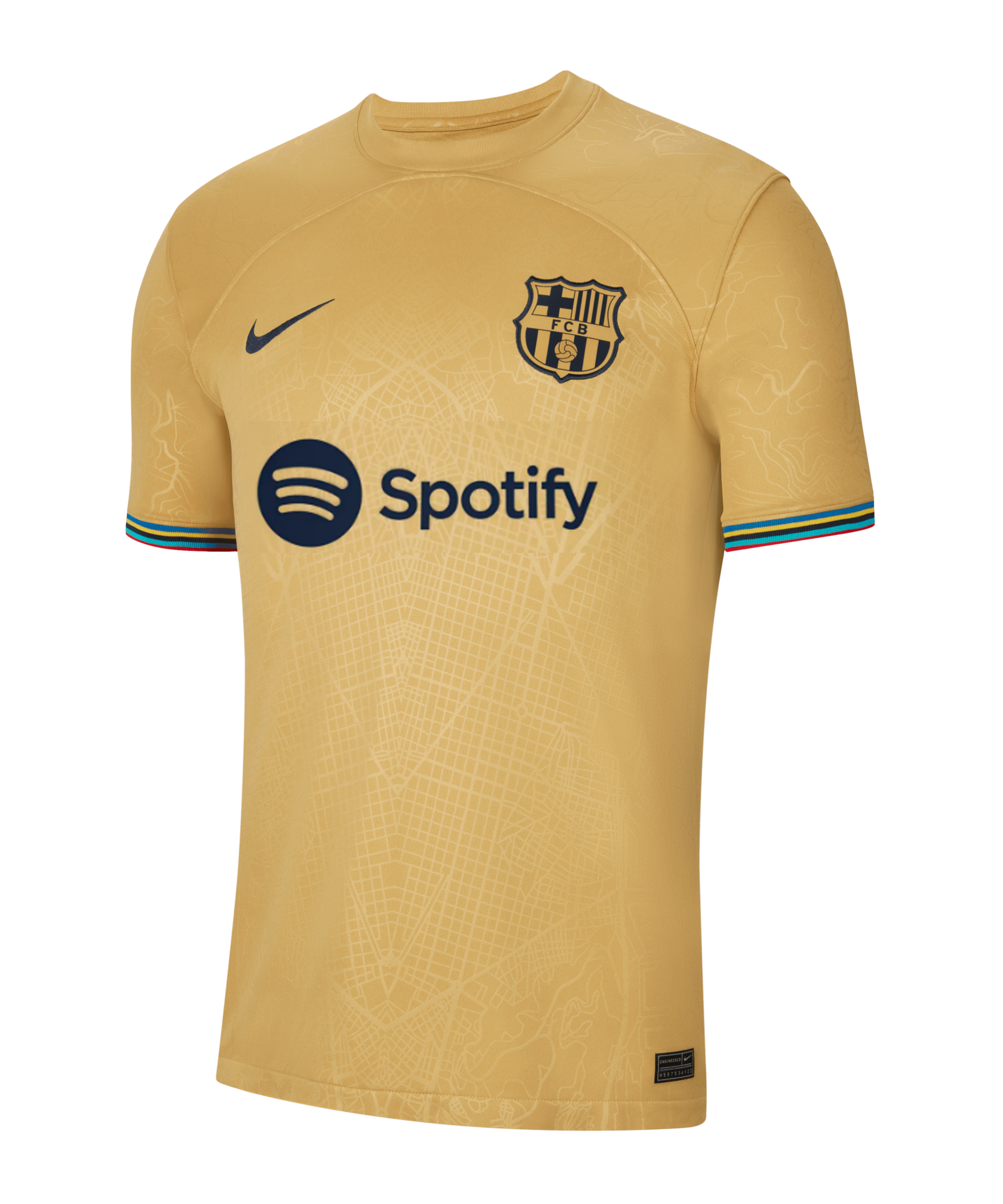 zonsopkomst grijs Ophef Nike FC Barcelona Shirt Away 2022/2023 - Geel