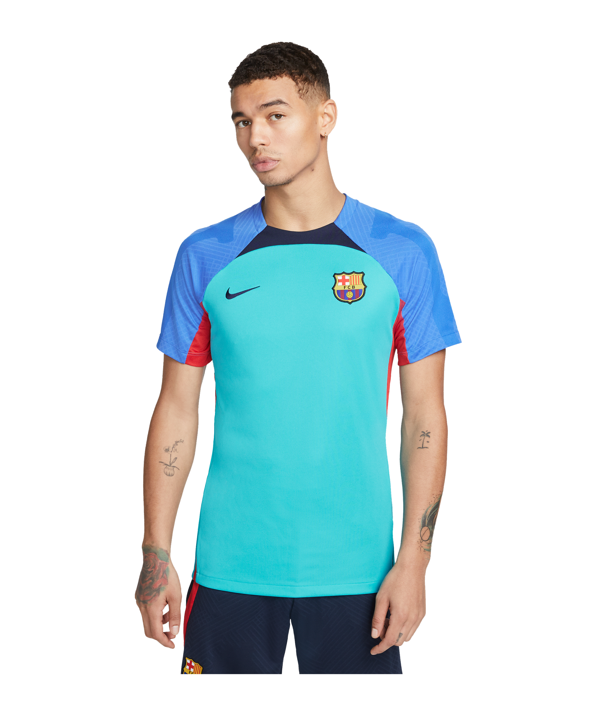 Gezichtsvermogen Yoghurt kort Nike FC Barcelona Strike Trainingsshirt - Blue