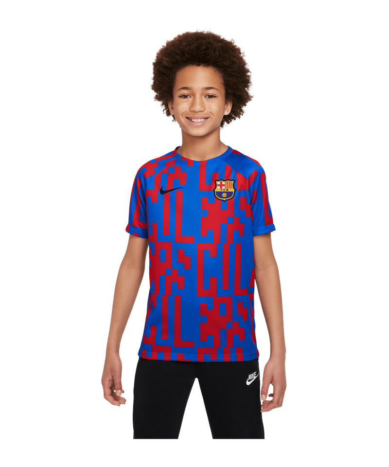 Nike FC Barcelona Prematch Shirt 2022/2023 - Blue