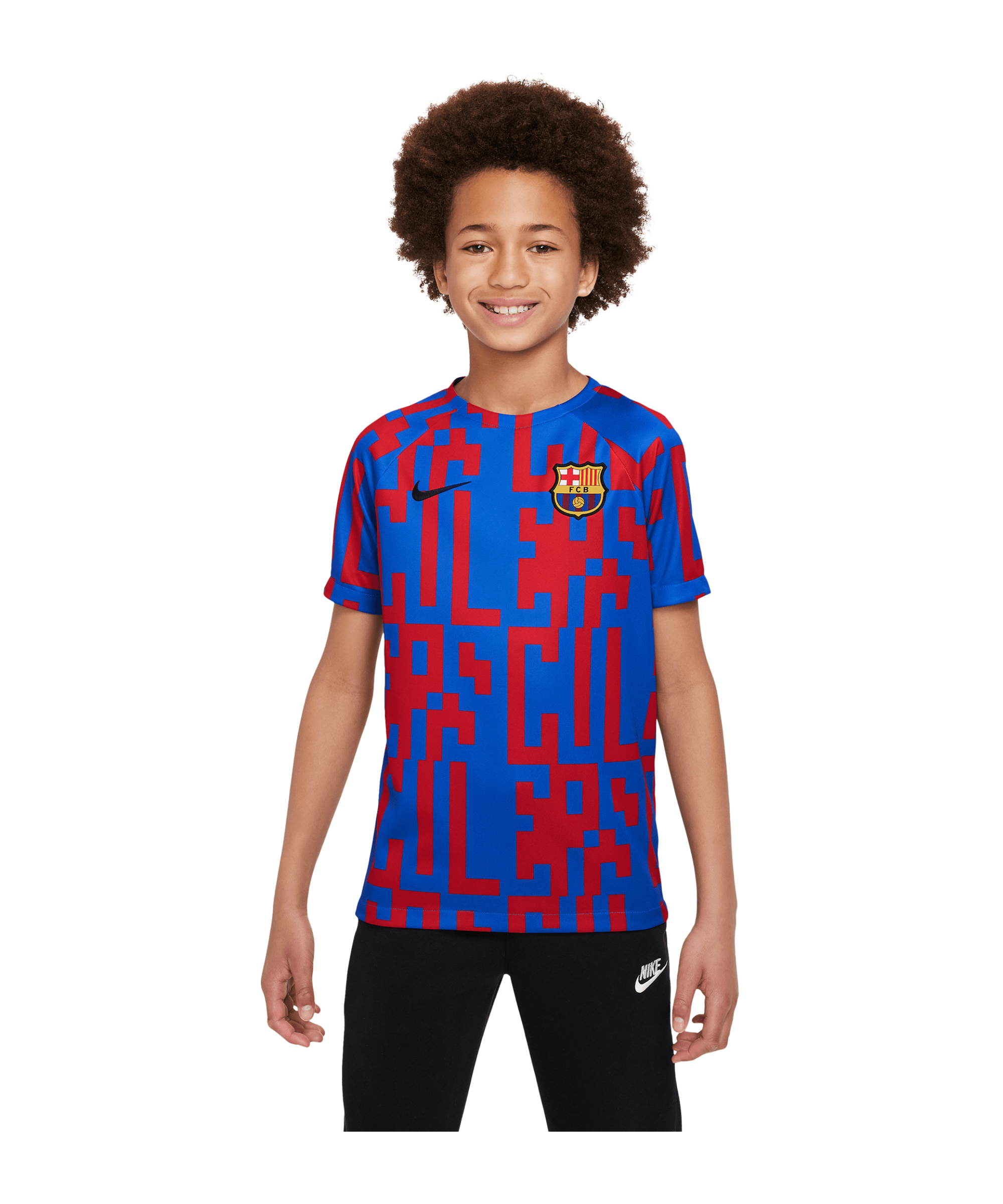 telegram Ordelijk Anzai Nike FC Barcelona Prematch Shirt 2022/2023 Kids - Blue