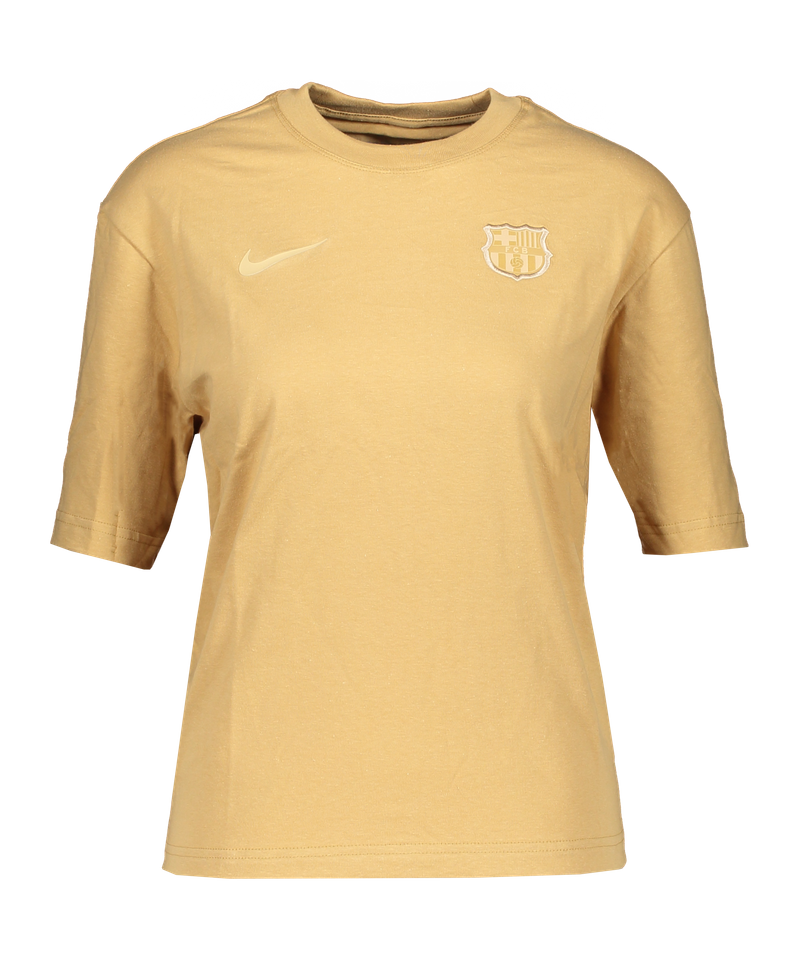 Nike FC Barcelona Ignite T Shirt Women gold