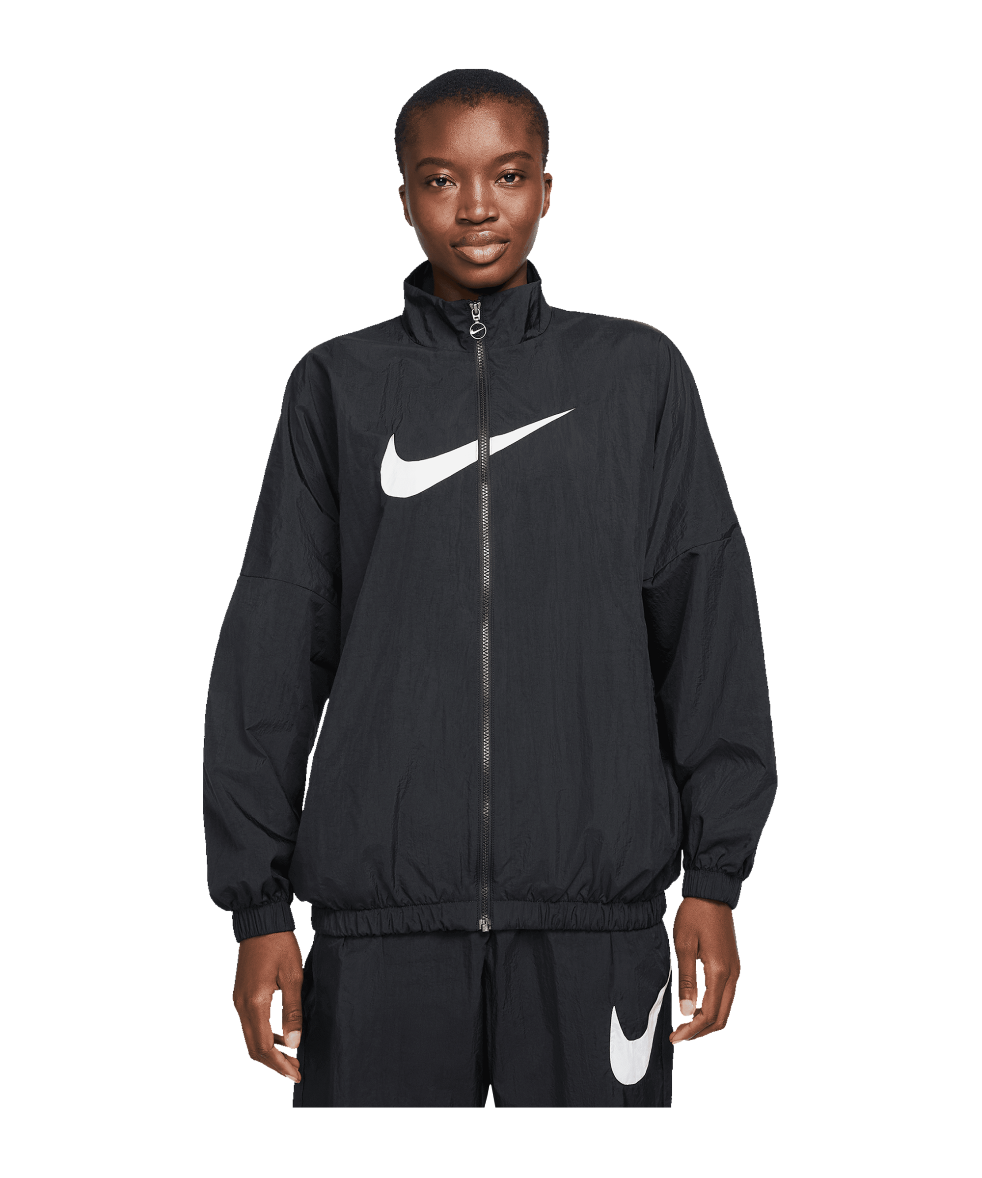 Nike jacket hotsell big swoosh